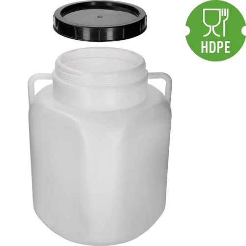Barril Cuadrado - blanco, asas, 50 L - 4