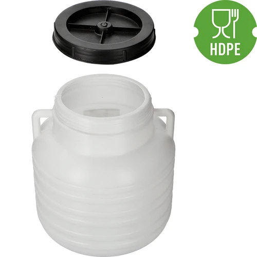 Barril Encurtido - blanco, asas, 10 L - 2