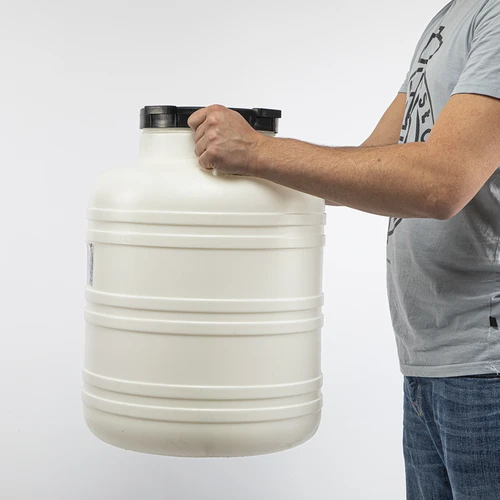 Barril Kiszonka 60 L - blanco, con asas - 9