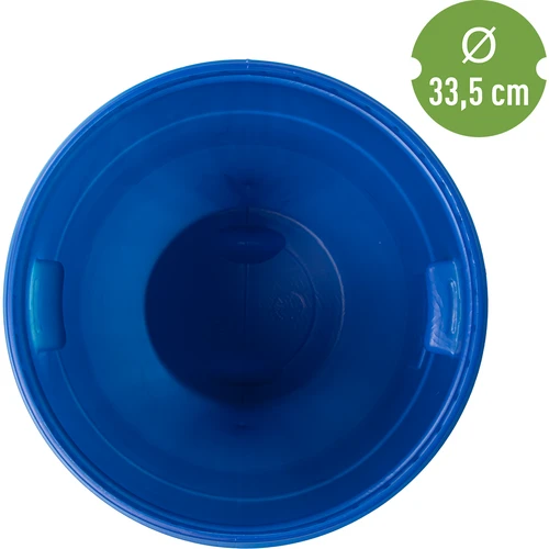 Barril para col 60L, azul con aro - 4