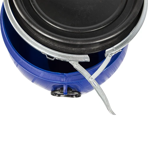 Barril para col, pepinos 80L, azul con aro - 8