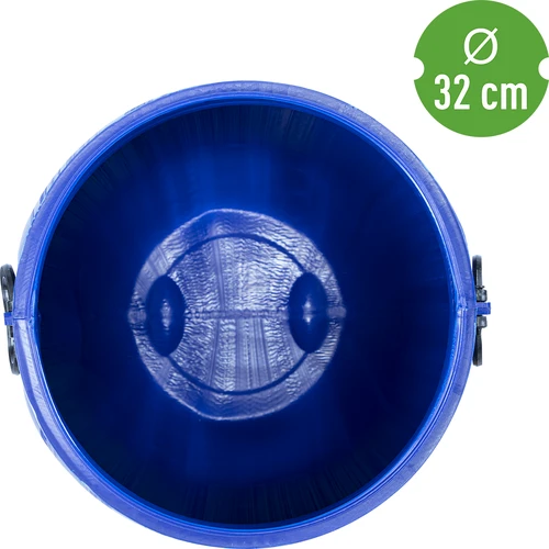 Barril para col, pepinos 80L, azul con aro - 9