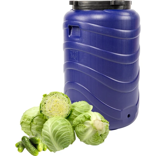 Barril para conservas 130L azul - 3