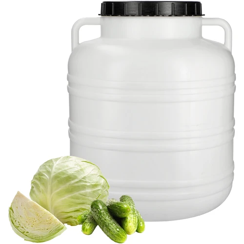 Barril para Encurtidos - blanco, asas, 40 L - 3
