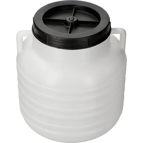 Barril para fermentación 10 L - blanco, con asas