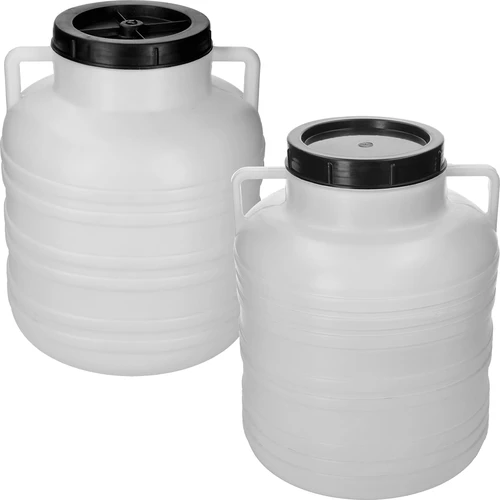 Olla de fermentación 20L - blanca, con asas - 2