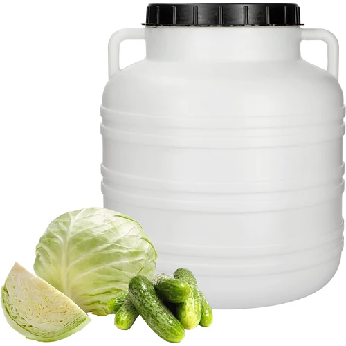 Bidón para fermentación 30 L - blanco, con asas - 4