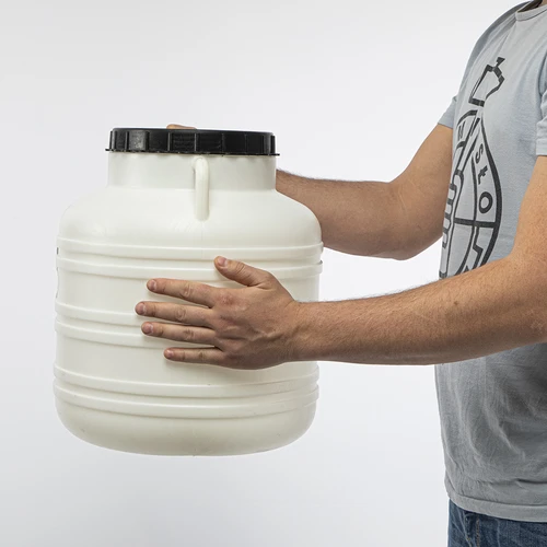 Bidón para fermentación 30 L - blanco, con asas - 9