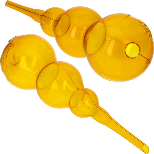 Bola de riego triple (tres cámaras), transparente amarilla, 600 ml - 2