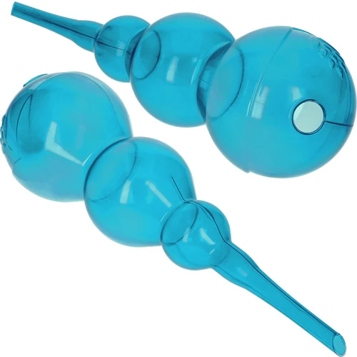 Bola de riego triple (tres cámaras), transparente azul, 600 ml - 2
