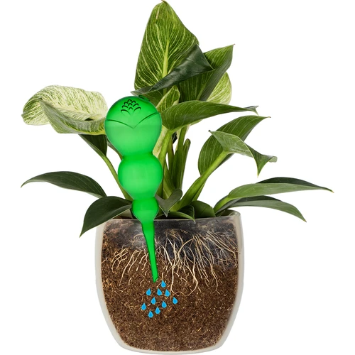 Bola de riego triple (tres cámaras), verde transparente, 600 ml - 3