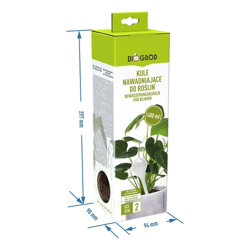 Bolas de riego TRANSPARENTES ÁMBAR 2uds. - 6