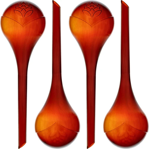 Bolas de riego TRANSPARENTES ÁMBAR 4uds.  - 1 