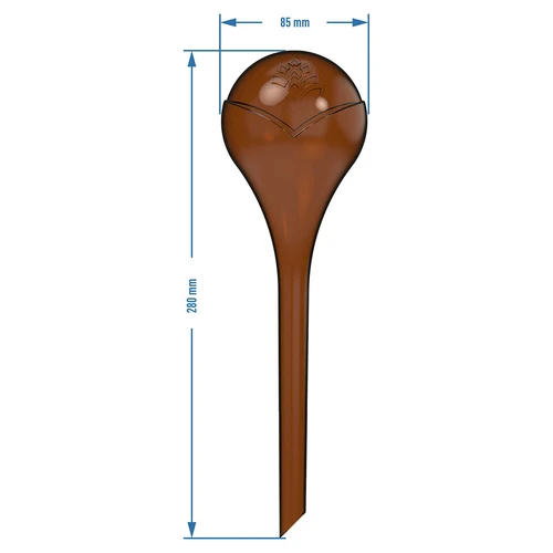 Bolas de riego TRANSPARENTES ÁMBAR 4uds. - 5