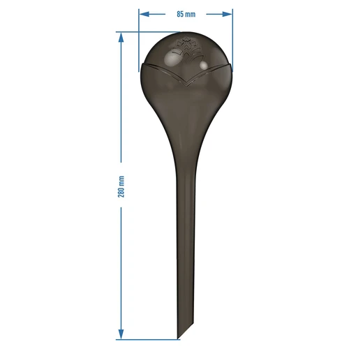 Bolas de riego TRANSPARENTES NEGRAS 4 uds. - 5