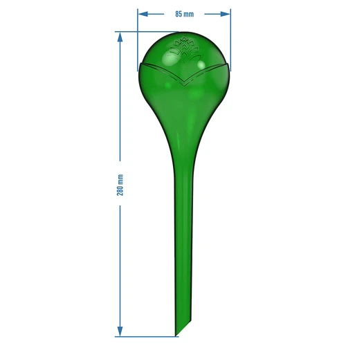 Bolas de riego TRANSPARENTES VERDES 2 uds. - 6