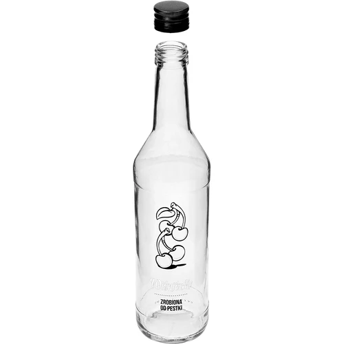 Botella 500ml con tapa, impresa. Licor de cereza 4 unidades - 6