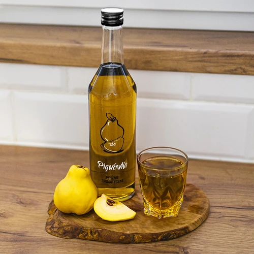 Botella 500ml con tapa, impresión. Licor de membrillo 4 unidades - 11