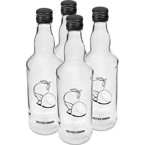 Botella 500ml con tapa, impresión Limoncello 4 unidades - 2