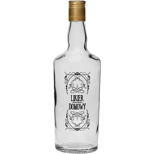 Botella 500ml con tapón, impr. Licor 4uds - 3