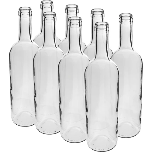 Botella Blanca para vino 750ml - paquete de 8 uds.  - 1 