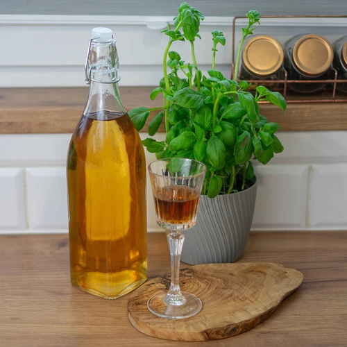 Botella de 1 L con cierre hermético - cuadrada - 3