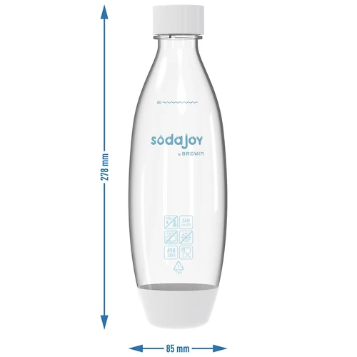 Botella de 1L para Saturador con tapa - 6