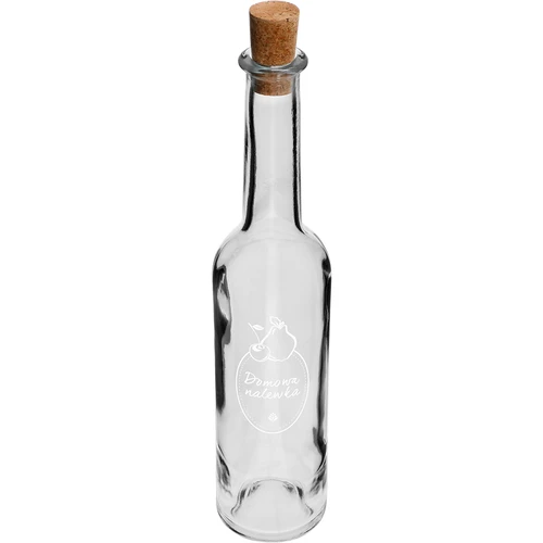 Botella de 350ml con corcho. impresión Licor Casero - 2