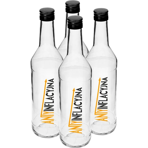 Botella de 500ml con tapa, impresión Antiinflacionaria 4 unidades - 2