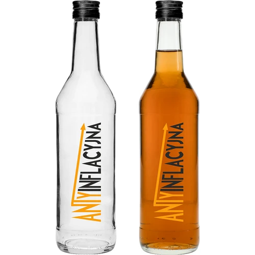 Botella de 500ml con tapa, impresión Antiinflacionaria 4 unidades - 3