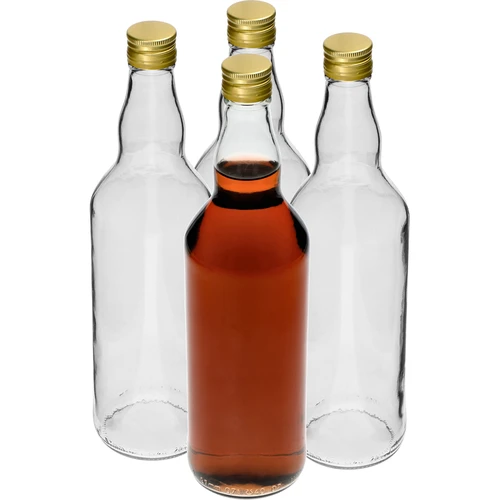 Botella de 700 ml para vodka con tapa - 4 unidades - 2