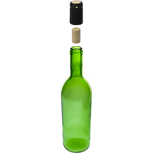 Botella de vino 750ml + corcho y cápsula - 12 uds. - 5