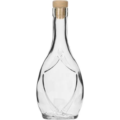 Botella decorativa ICONA 250 ml, con tapón seta, 1 ud.