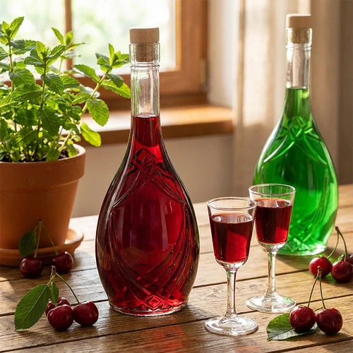Botella decorativa ICONA 500 ml, con tapón tipo seta, 1 ud. - 6