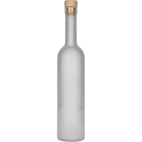 Botella «Escarchada» 0,5 L con tapón de corcho, 1 ud.
