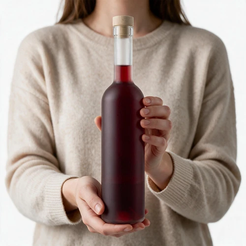 Botella «Escarchada» 0,5 L con tapón de corcho, 1 ud. - 7