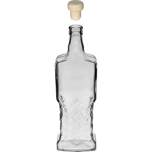 Botella Kredensowa 700ml con corcho - 2