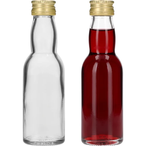 Botella «Maluch» con tapón dorado, 40 ml, 10 uds. - 4