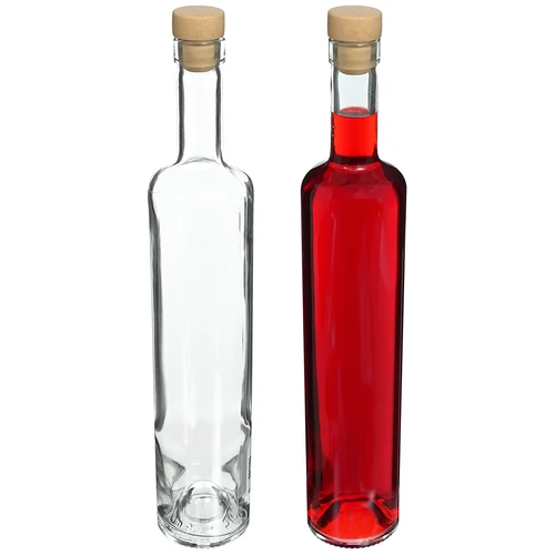 Botella Marina con corcho, blanca 500ml - 3