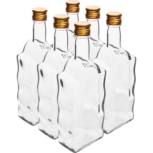 Botella Monástica 500ml con tapa, blanca - 6 uds.  - 1 