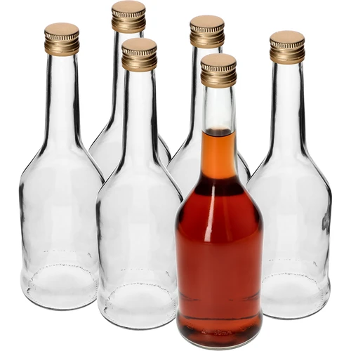 Botella Napoleón 500ml con tapón fi28, 6uds - 2