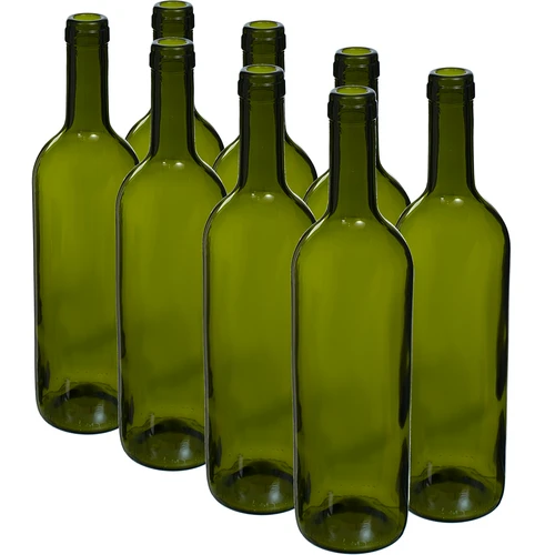 Botella Oliva para vino 750ml - paquete de 8 unidades  - 1 