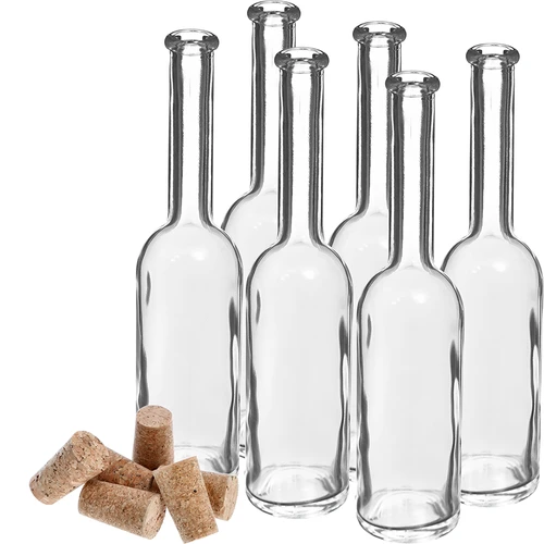 Botella para licor 100ml 6uds.+ 6 corchos KK14/10 - 3