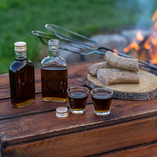 Botella para licores tipo petaca 100ml - 10 unidades. - 6