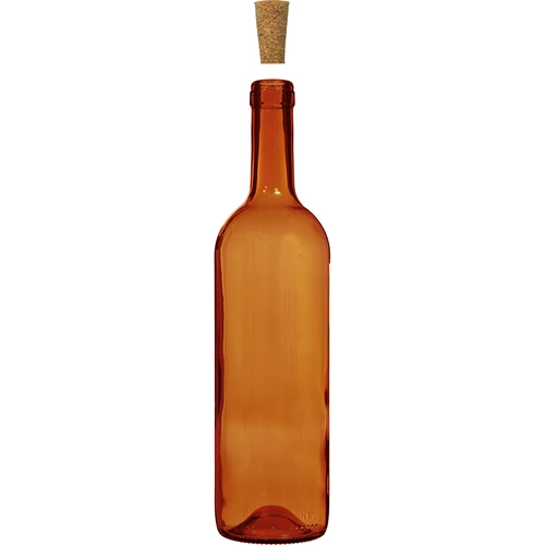 Botella para vino 750ml marrón - paquete de 8 unidades - 4