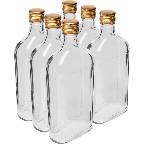 Botella Petaca 500ml con tapa - 6 uds.  - 1 