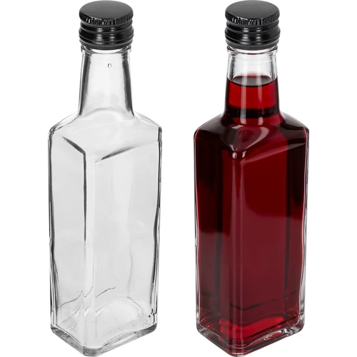 Botella Receptura 250 ml, con tapón negro, 1 ud. - 4
