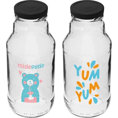 Botella TO 330ml con tapón fi43 diseños coloridos -6uds. - 3