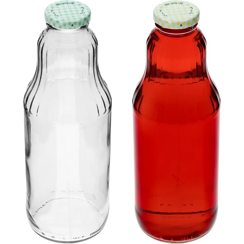 Botella TO para jugo 1L con tapa fi43 - 6uds. - 6