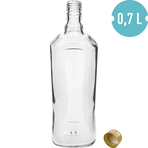 Botella «Zafiro» 700 ml con tapón de rosca, 1 ud. - 3